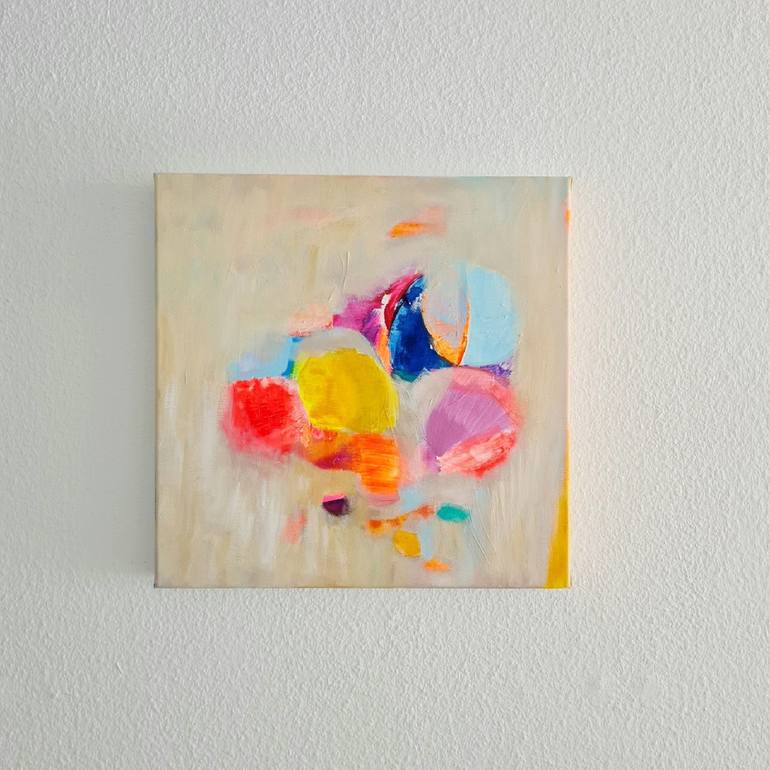 Original Pop Art Abstract Painting by Wioletta Gancarz