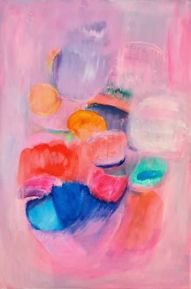 Saatchi Art Artist Wioletta Gancarz; Paintings, “Pink on pink” #art