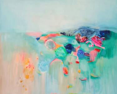 Original Abstract Landscape Paintings by Wioletta Gancarz