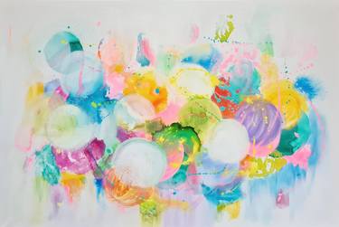 Original Pop Art Abstract Paintings by Wioletta Gancarz