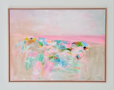 Original Abstract Expressionism Beach Paintings by Wioletta Gancarz