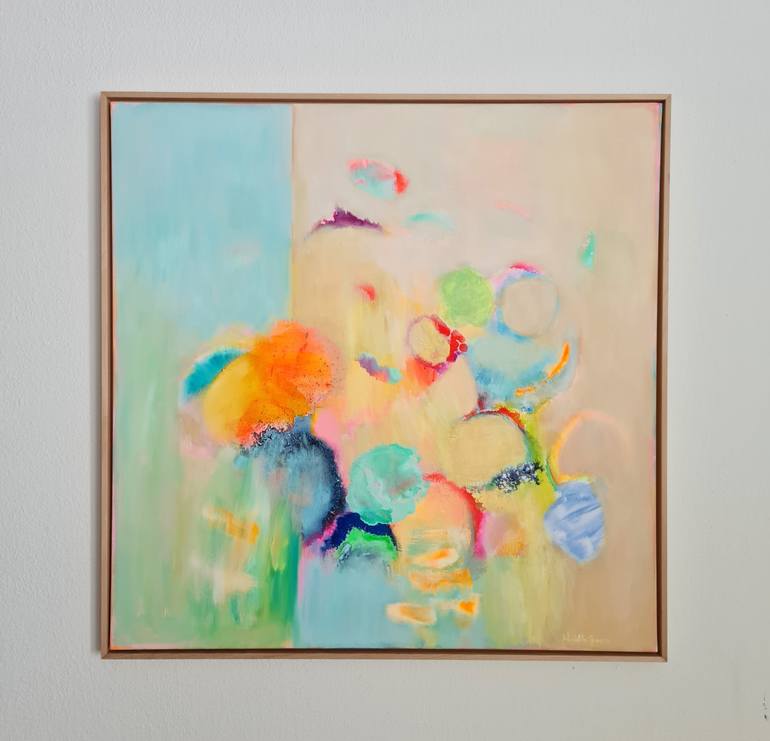 Original Abstract Expressionism Abstract Painting by Wioletta Gancarz