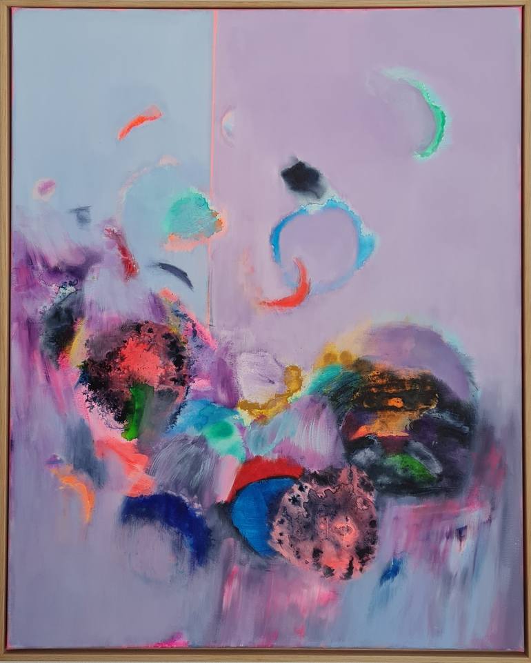 Print of Abstract Expressionism Garden Paintings by Wioletta Gancarz