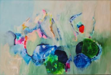 Original Abstract Expressionism Abstract Painting by Wioletta Gancarz