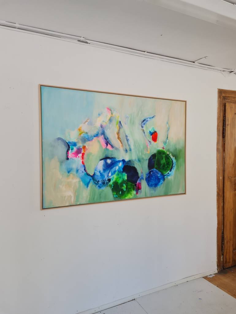 Original Abstract Expressionism Abstract Painting by Wioletta Gancarz