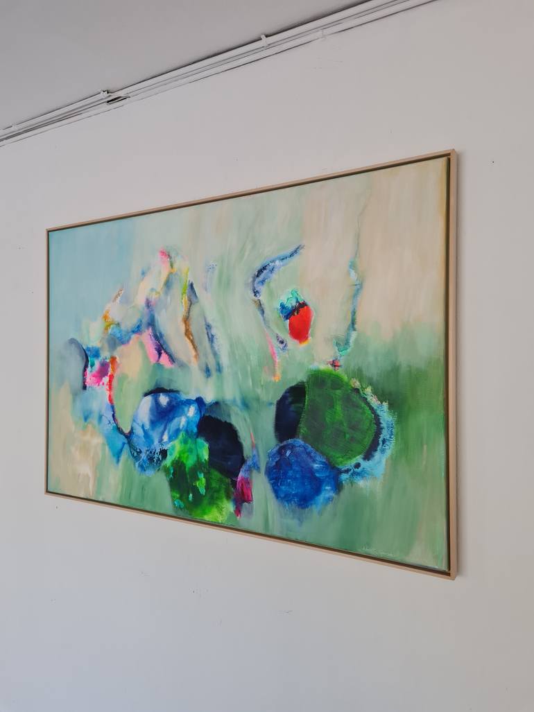 Original Abstract Expressionism Abstract Painting by Wioletta Gancarz