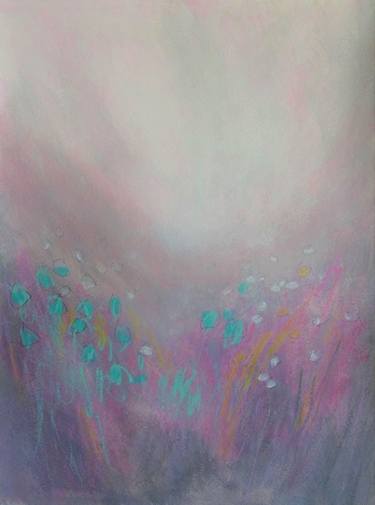 Original Abstract Floral Paintings by Wioletta Gancarz