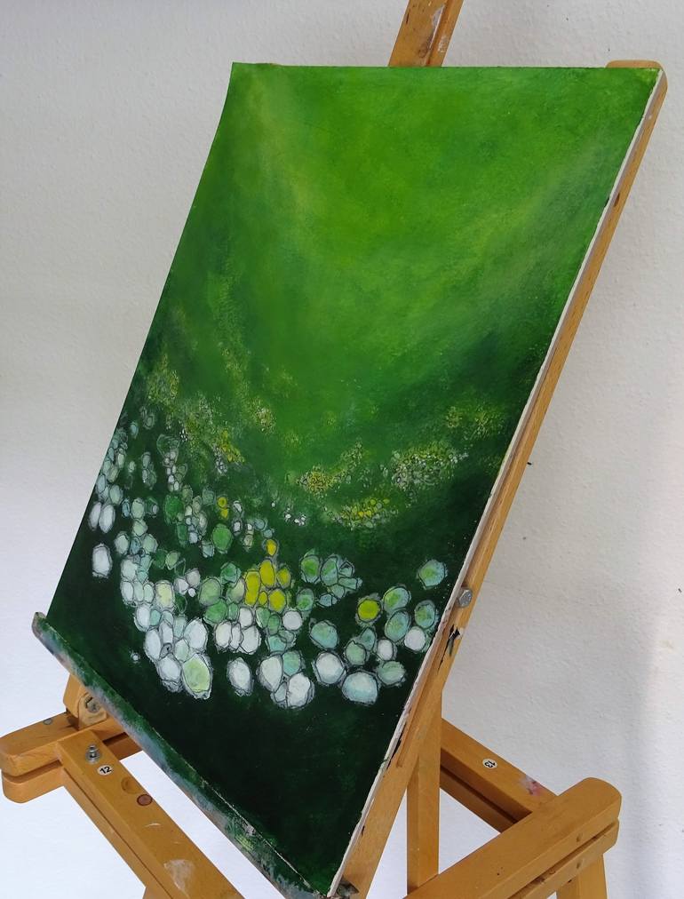 Original Abstract Landscape Painting by Wioletta Gancarz
