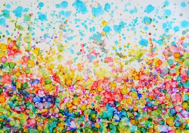 Print of Abstract Garden Paintings by Wioletta Gancarz