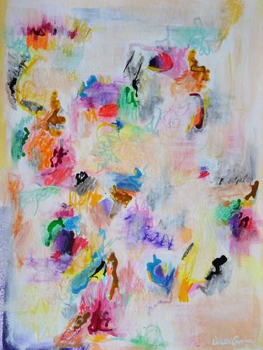 Print of Fine Art Abstract Paintings by Wioletta Gancarz