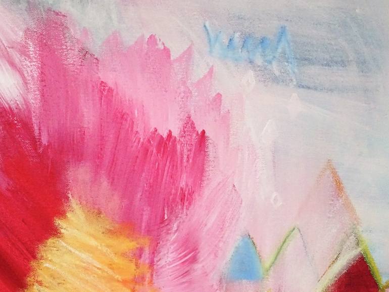 Original Abstract Expressionism Abstract Painting by Wioletta Gancarz