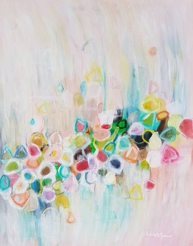 Print of Abstract Expressionism Garden Paintings by Wioletta Gancarz