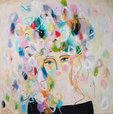 Print of Abstract Portrait Paintings by Wioletta Gancarz