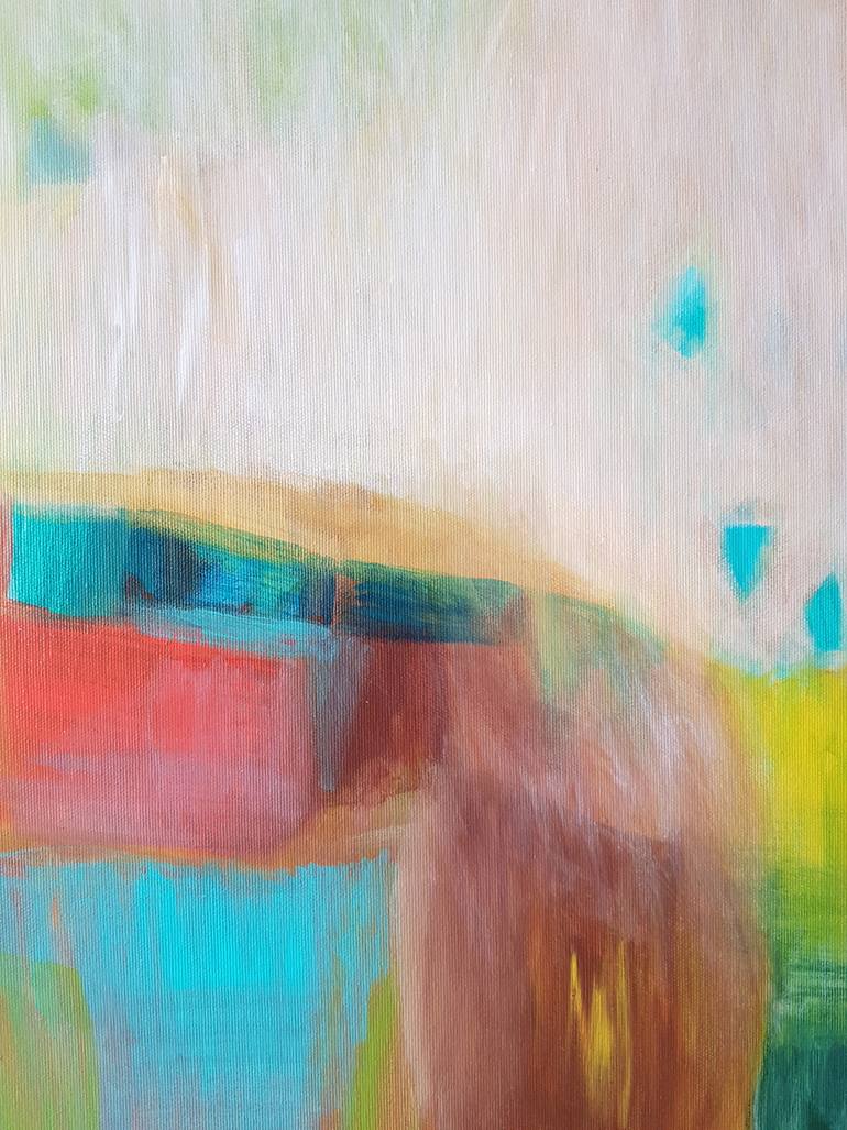 Original Abstract Landscape Painting by Wioletta Gancarz