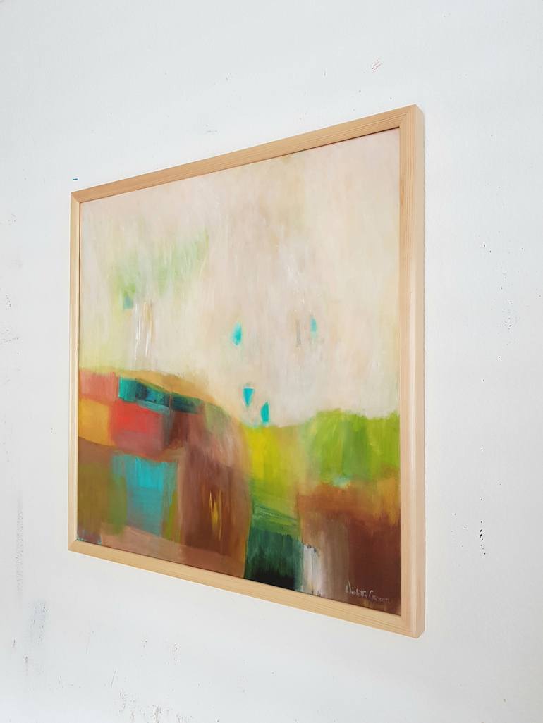 Original Abstract Landscape Painting by Wioletta Gancarz