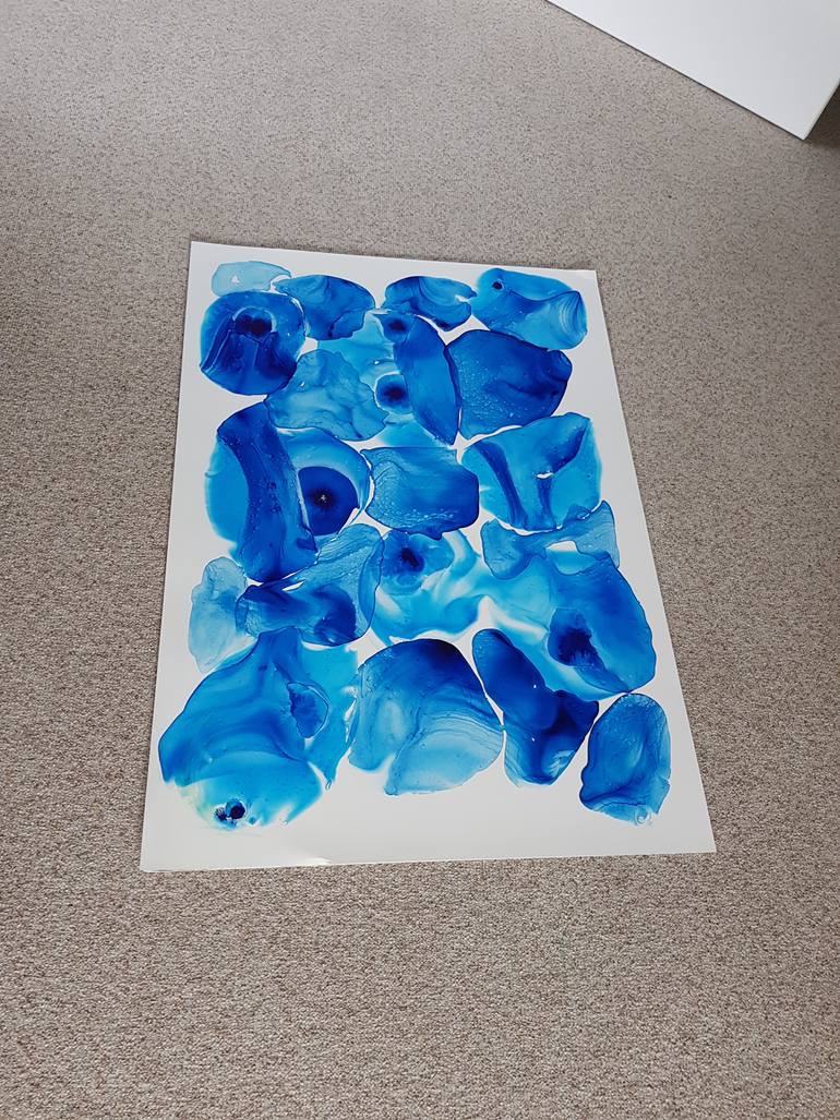 Original Minimalism Abstract Painting by Wioletta Gancarz