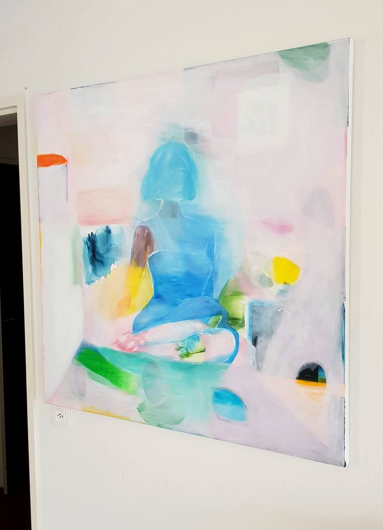 Original Abstract Women Painting by Wioletta Gancarz