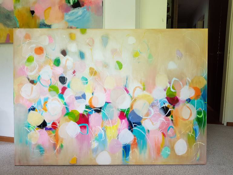 Original Modernism Abstract Painting by Wioletta Gancarz