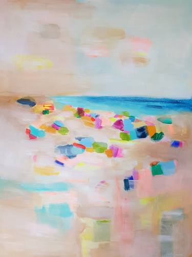 Print of Abstract Seascape Paintings by Wioletta Gancarz