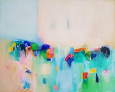 Original Abstract Landscape Paintings by Wioletta Gancarz