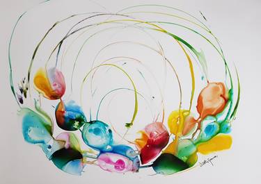 Original Abstract Paintings by Wioletta Gancarz