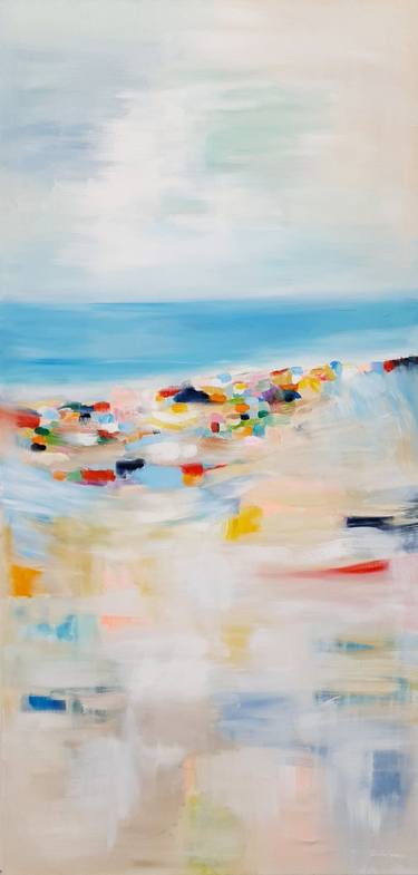 Print of Pop Art Beach Paintings by Wioletta Gancarz