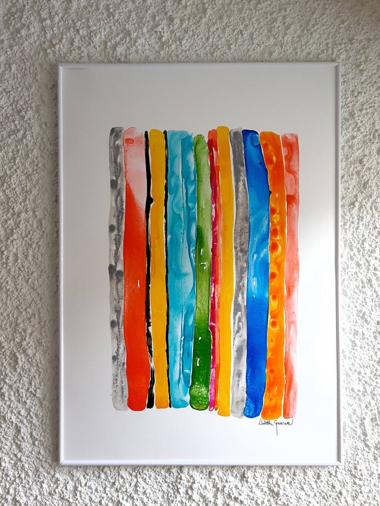 Original Abstract Patterns Painting by Wioletta Gancarz