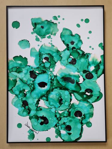 Print of Modern Floral Paintings by Wioletta Gancarz