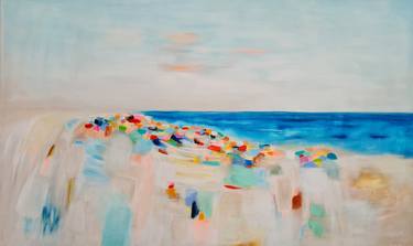 Print of Abstract Beach Paintings by Wioletta Gancarz