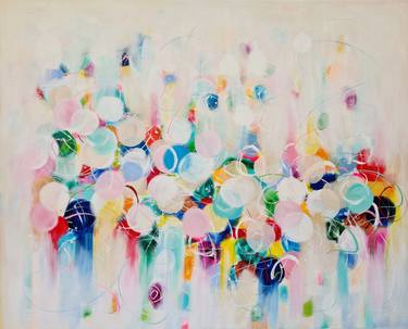 Print of Abstract Floral Paintings by Wioletta Gancarz