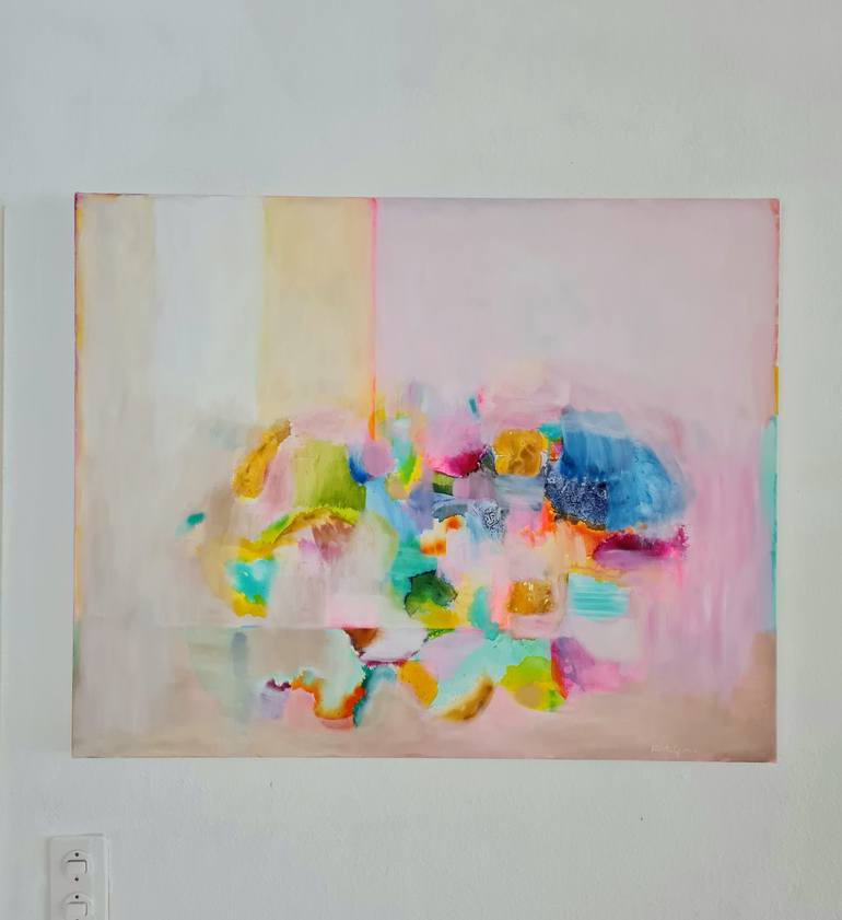 Original Abstract Expressionism Abstract Painting by Wioletta Gancarz