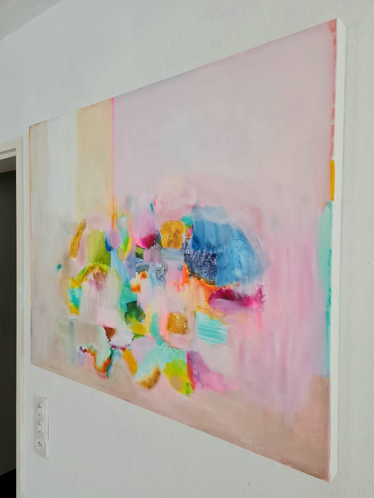 Original Abstract Expressionism Abstract Painting by Wioletta Gancarz