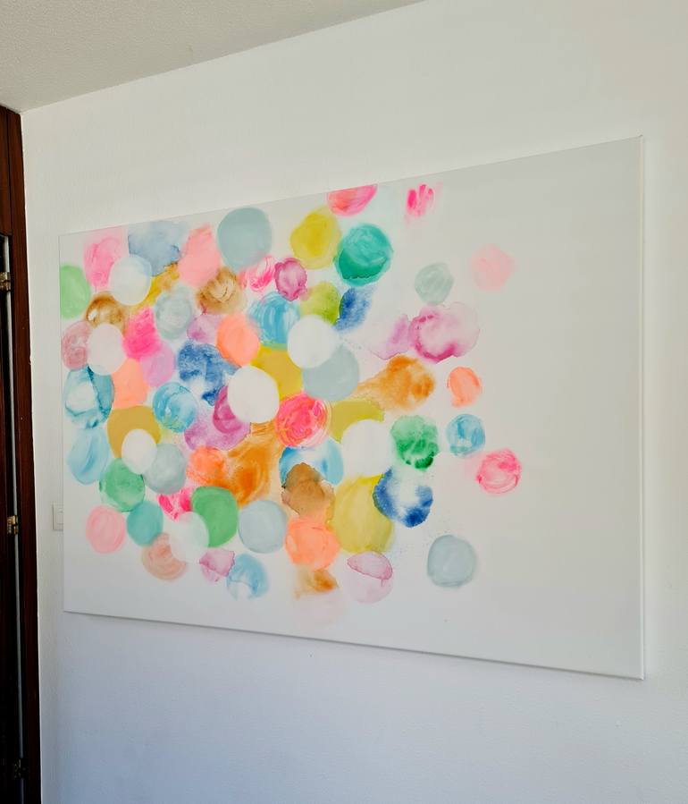 Original Abstract Expressionism Abstract Painting by Wioletta Gancarz