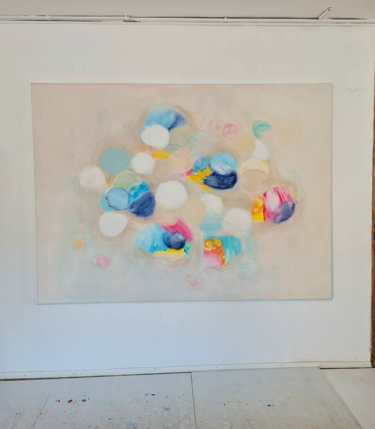 Original Abstract Expressionism Abstract Painting by Wioletta Gancarz