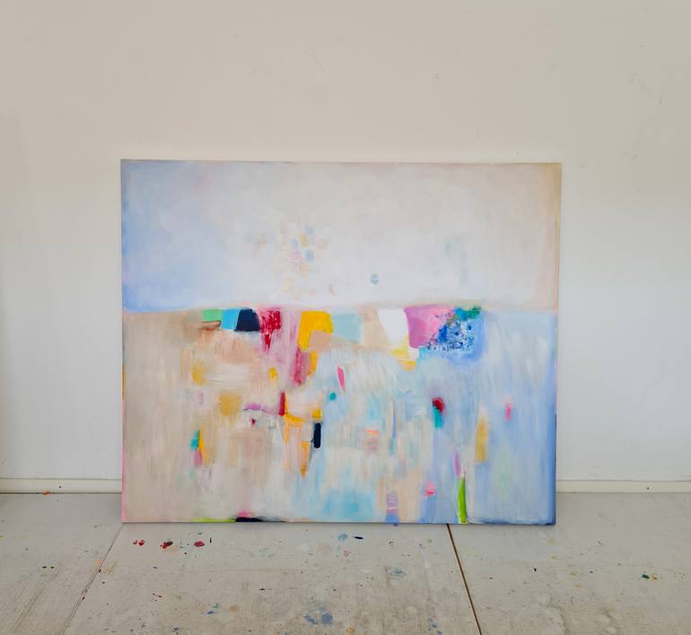 Original Abstract Landscape Painting by Wioletta Gancarz