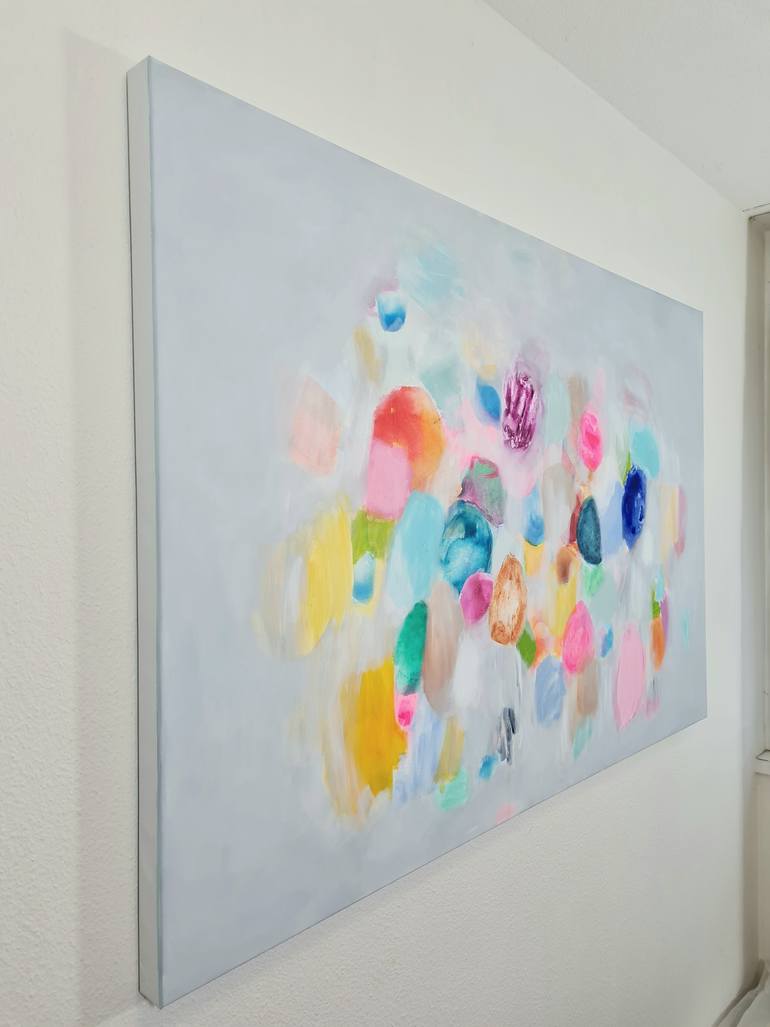 Original Abstract Expressionism Abstract Painting by Wioletta Gancarz