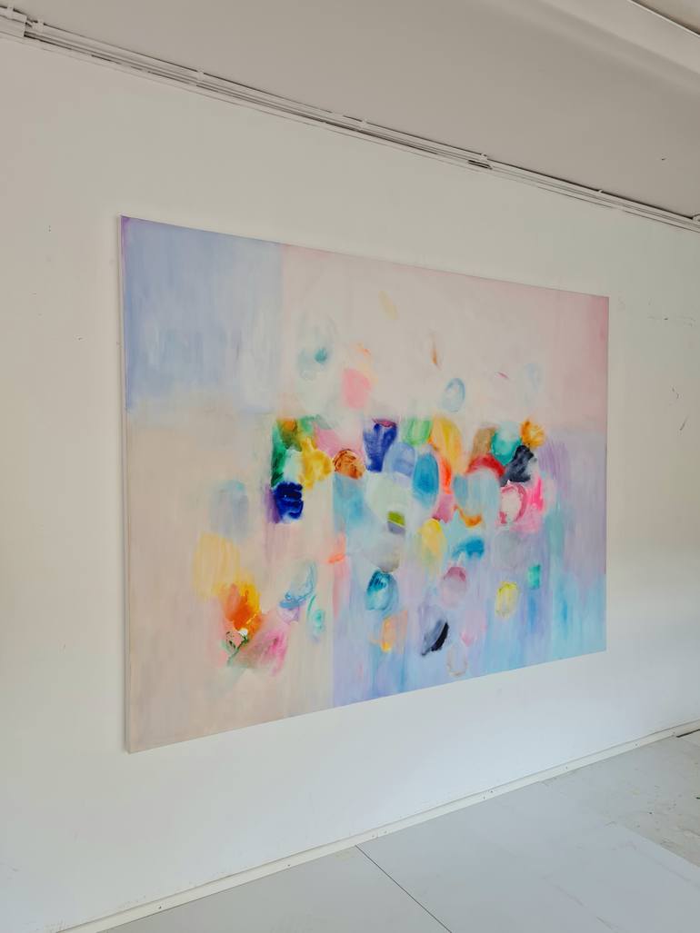 Original Abstract Landscape Painting by Wioletta Gancarz