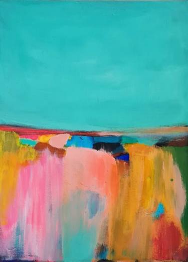 Print of Abstract Landscape Paintings by Wioletta Gancarz