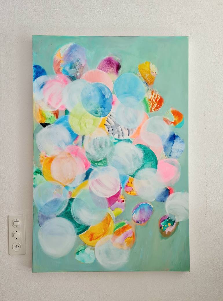 Original Abstract Expressionism Abstract Painting by Wioletta Gancarz