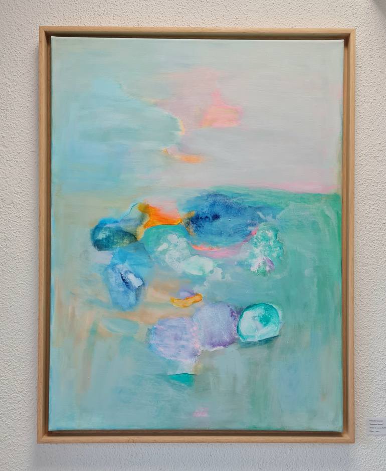 Original Abstract Landscape Painting by Wioletta Gancarz
