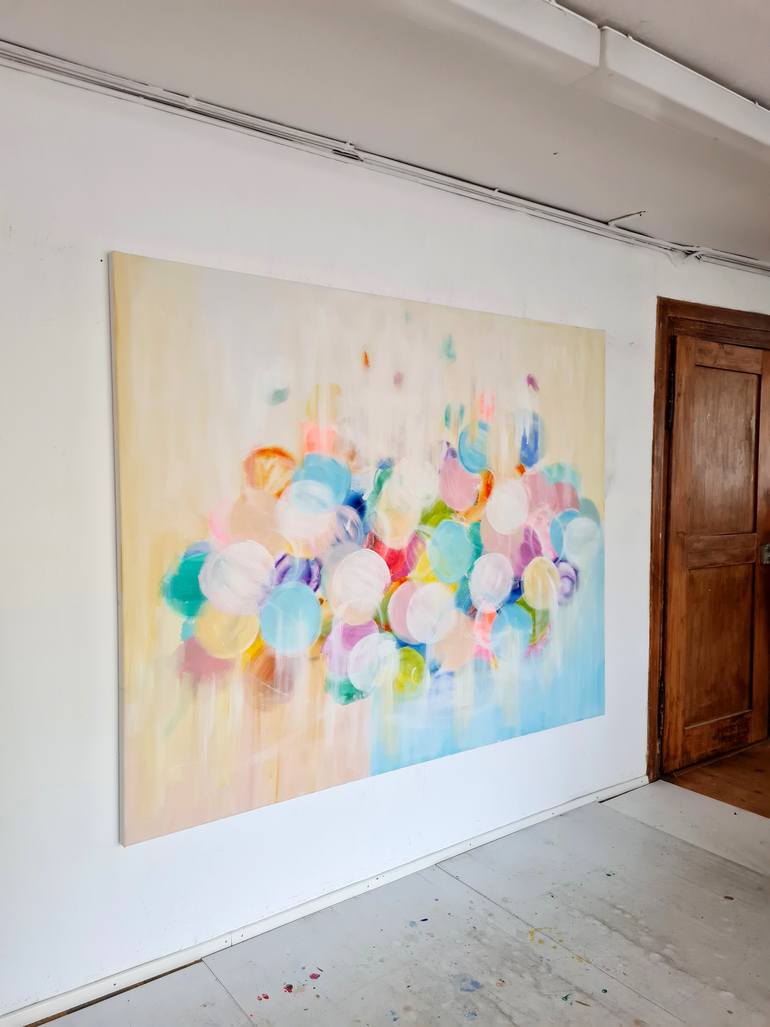 Original Abstract Expressionism Abstract Painting by Wioletta Gancarz