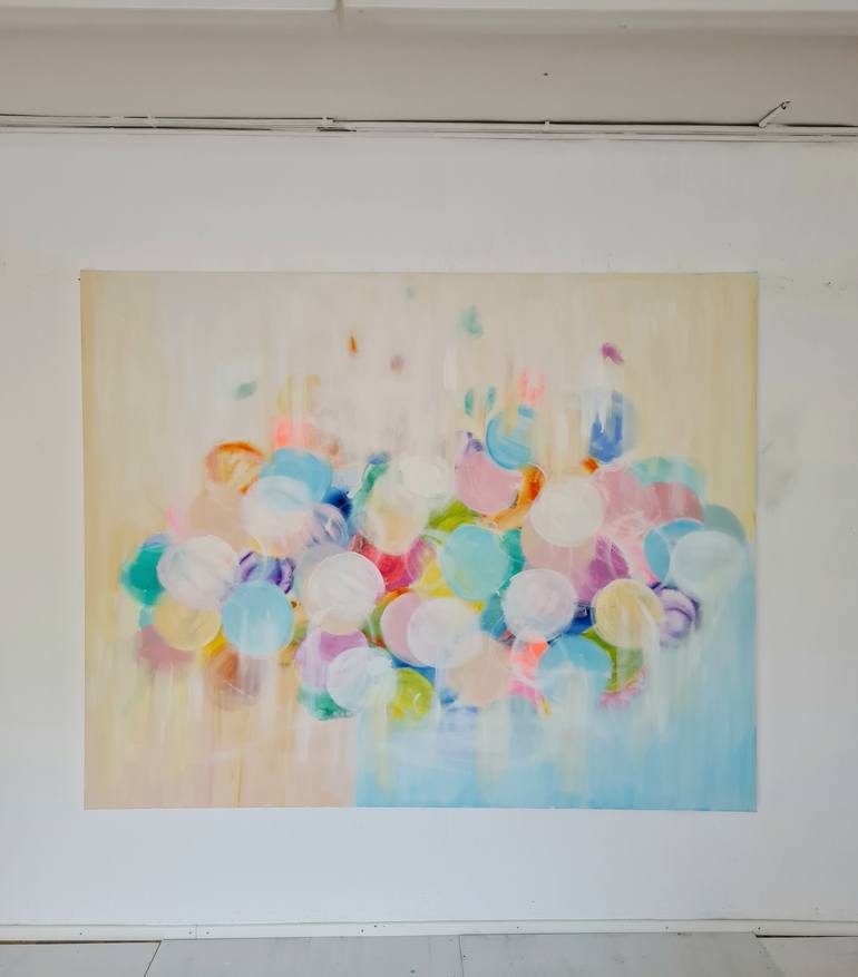 Original Abstract Expressionism Abstract Painting by Wioletta Gancarz