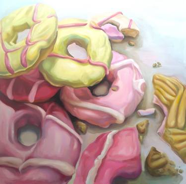Original Abstract Food Paintings by Megan Aldous