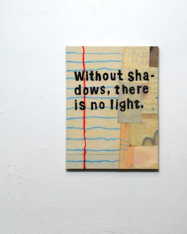 Original Abstract Typography Paintings by Ritchy Ruiz Véliz