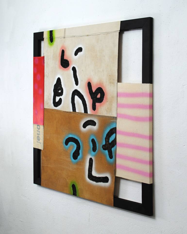 Original Conceptual Abstract Painting by Ritchy Ruiz Véliz