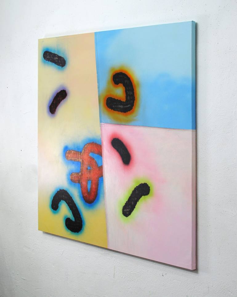 Original Abstract Painting by Ritchy Ruiz Véliz