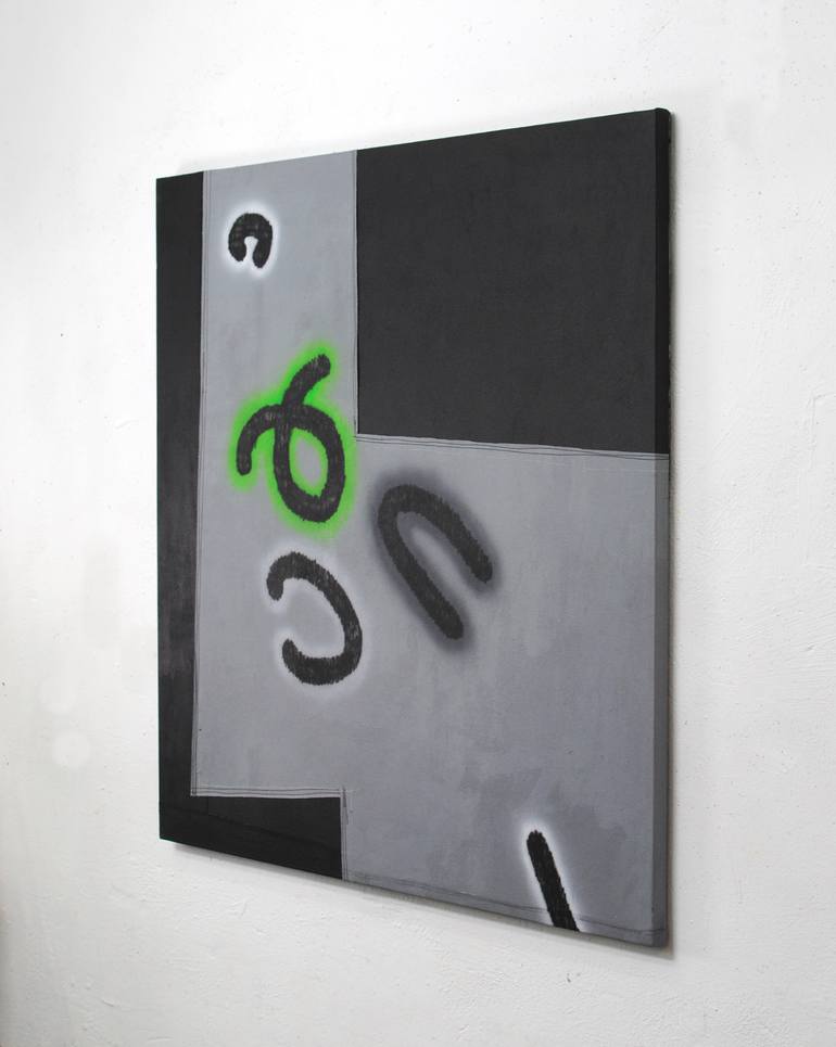 Original Abstract Expressionism Abstract Painting by Ritchy Ruiz Véliz