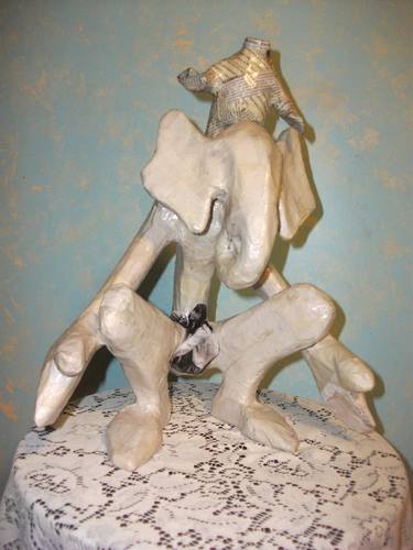 Original Figurative Classical mythology Sculpture by COBIA CZAJKOSKI