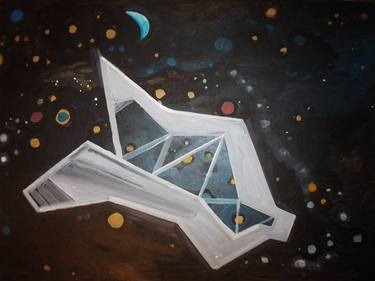 Original Outer Space Paintings by COBIA CZAJKOSKI