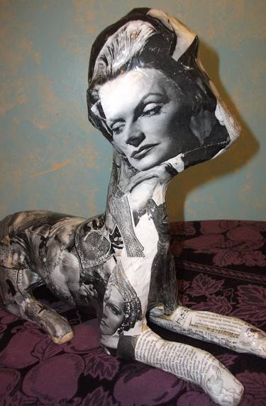 Saatchi Art Artist COBIA CZAJKOSKI; Collage, “the"great sphinx"” #art